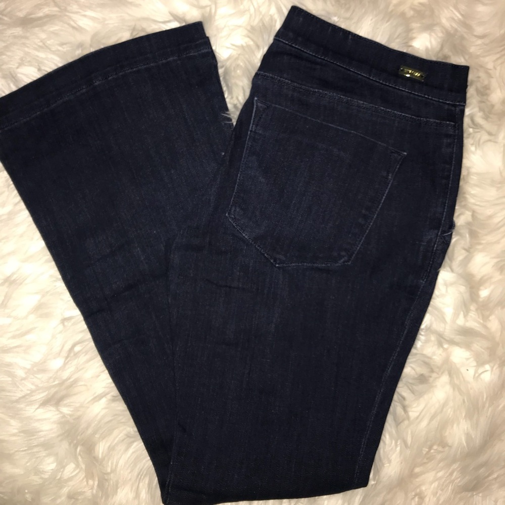 Express dark blue Slim flare Denim jeans